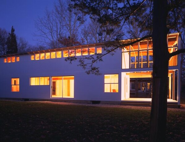 Cottage at dusk