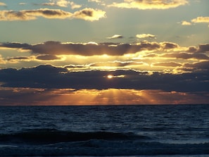 Sunset at Bonita Beach (just 3 miles away)