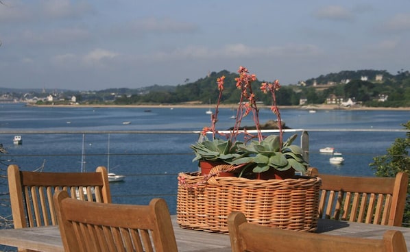 Du terrase vue de Baie de  Paimpol