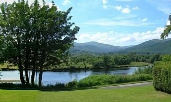 The view from the Lodge terrace