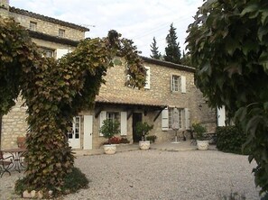Mas des Patres entry from Courtyard