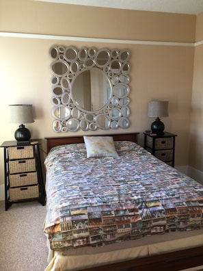 East Room amenities include a double bed and wardrobe.