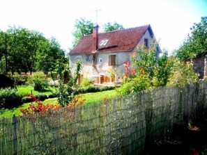 Sunshine on the back terrace