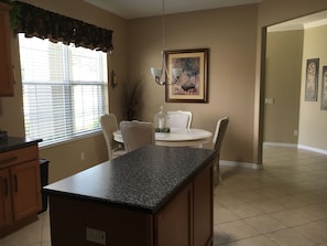 Kitchen and breakfast nook.