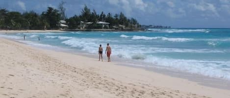 Pristine Dover Beach, less than 100 yards away.