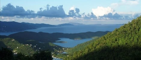 View of Hurricane Hole, Sir Drake Channel, Tortola and Virgin Gorda