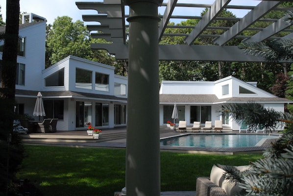 View of house from Pergola.