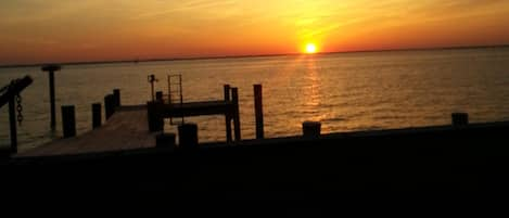 Sunset at Tilghman Landing