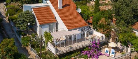 villa and both terraces