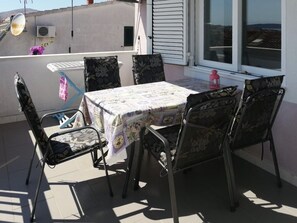 Your private terrace with a view. Adriatic Sea, Island Solta 