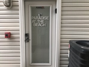Private Entrance door keyless access 