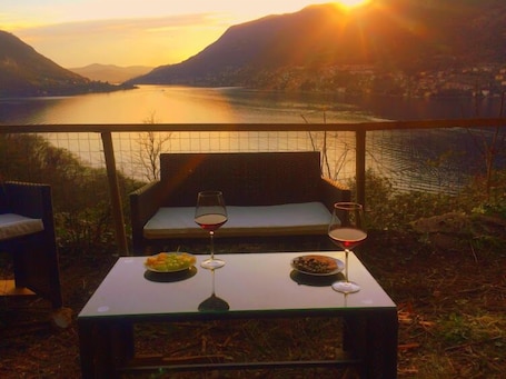 View from private terrace