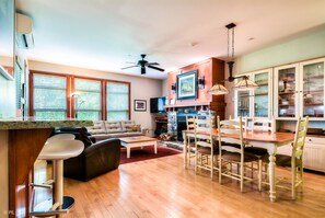 Living Room and Dining Area