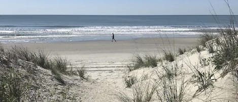 Sandy path leads to the ocean!