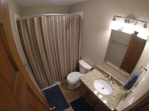 Full bathroom renovated in 2018.