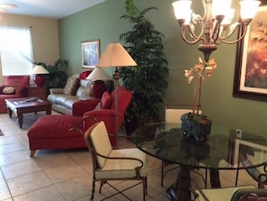 Dining and Living area