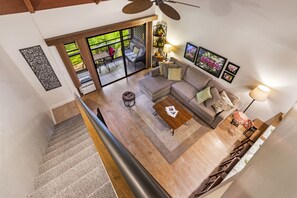 living room from stairs