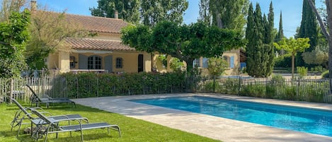 House from the swimming pool