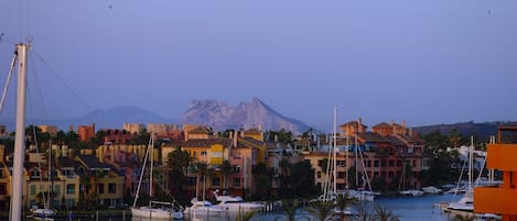 Evening view from the balcony