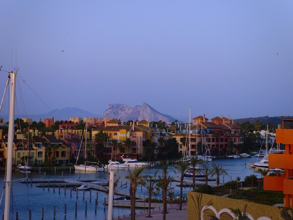 Evening view from the balcony