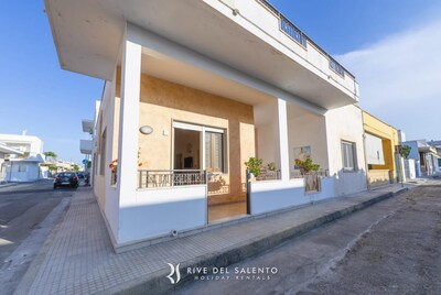 Ferienhaus 100 Meter vom Sandstrand von San Foca im Salento