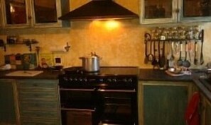 Kitchen, with range cooker