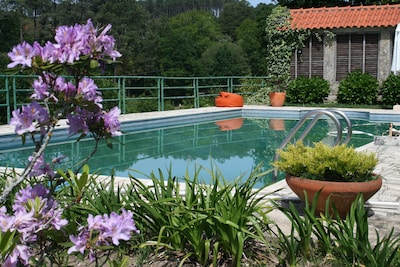 Cosy Cottage y elegantes W / una fantástica piscina (ubicación- rural Paredes De Cour