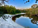 Creek at sunset