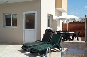 Outside seating area