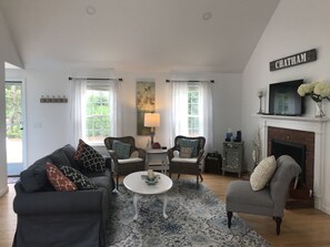 Living Room with Flat Screen TV