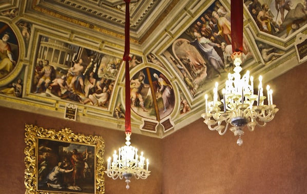 The Wedding Chamber we use for civil ceremonies in the Piazza del Campo, Siena