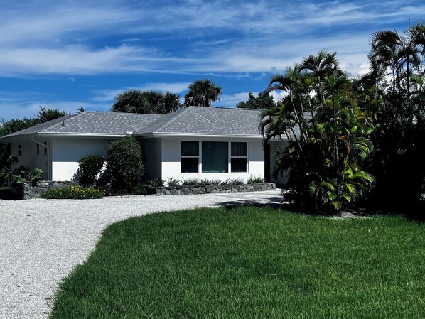 Front of the house.