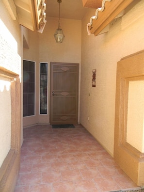 Entrance to house.