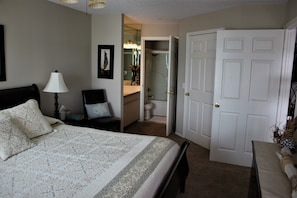 Master Bedroom with adjoining full bath
