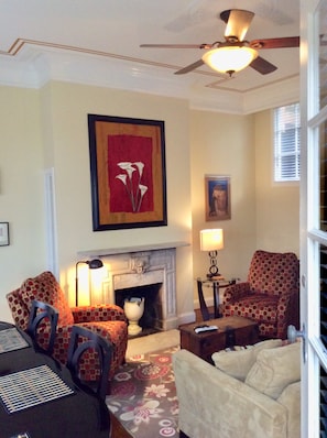 Living room with two recliner chairs