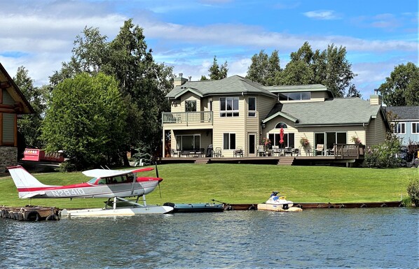 View of house from lake