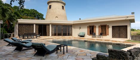 Pool Deck and Villa