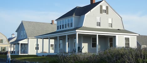 the house viewed from the north