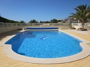 Fantastic large south facing swimming Pool