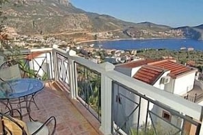 Kalkan view from the first floor balcony