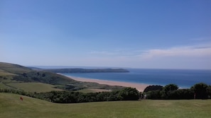 Coastal views over Woolacombe and Baggy point