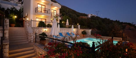 Villa at night