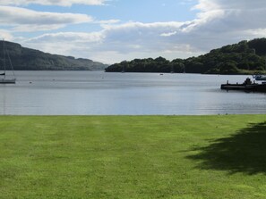The view from your property , a play field and the Atlantic Ocean ......