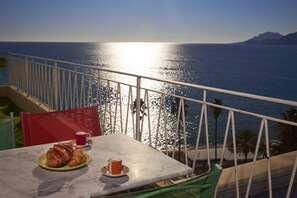 Morning on terrace
