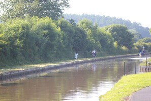 Have a walk along the canal to the lock