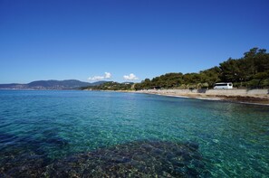 Gorgeous Gigaro beach, the local beach 15 minute walk away or 3 minutes by car