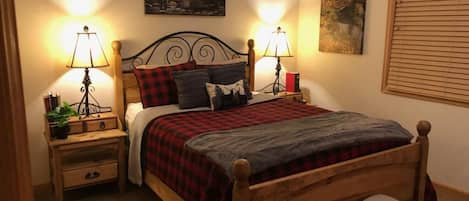 Master Bedroom featuring Queen Size Bed.