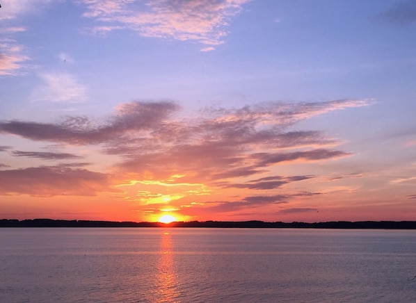 Sunset from Peaceful Valley Beach House