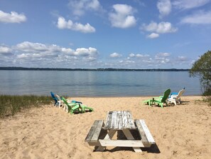 120' Private Beach on East Grand Traverse Bay