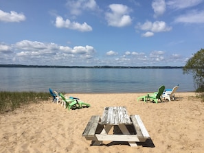 120' Private Beach on East Grand Traverse Bay